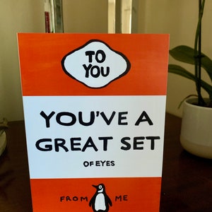 Set fantastico - Biglietto d'auguri con copertina del libro Penguin