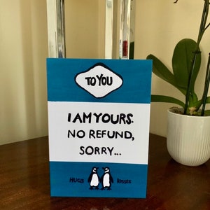 Nessun rimborso - Penguin Book Cover Greetings Card