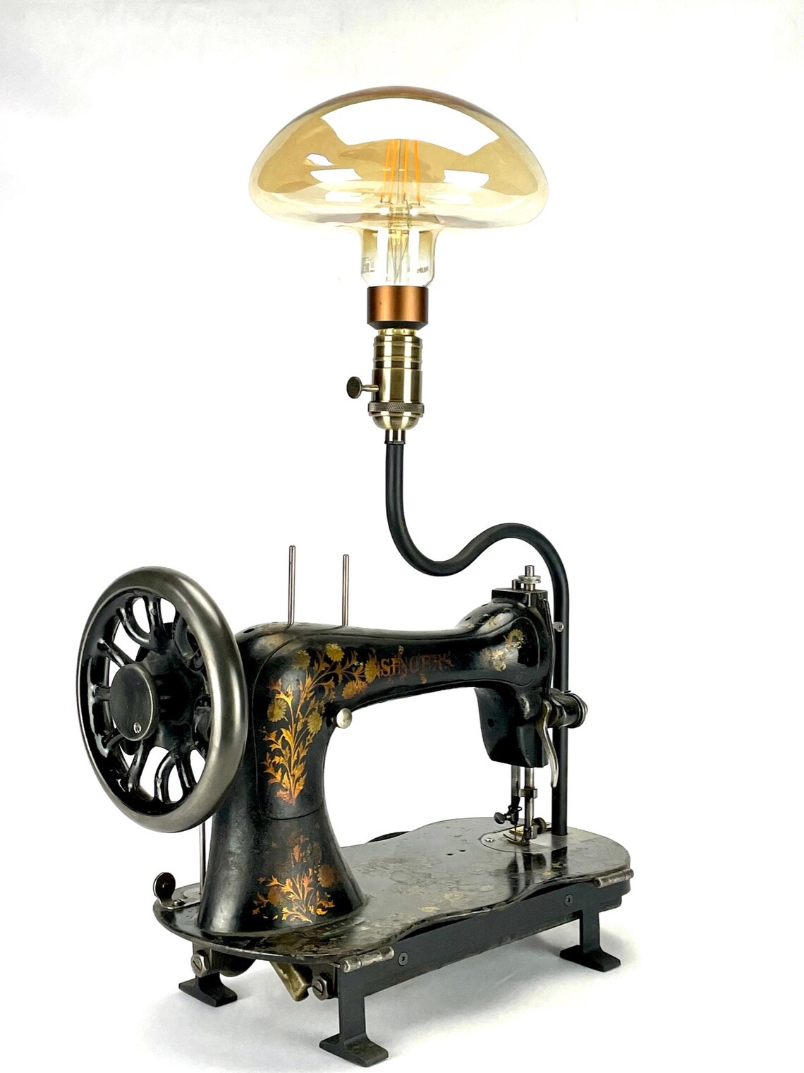 Lamp Antique Singer Sewing Machine XIX Century 1890 Etsy
