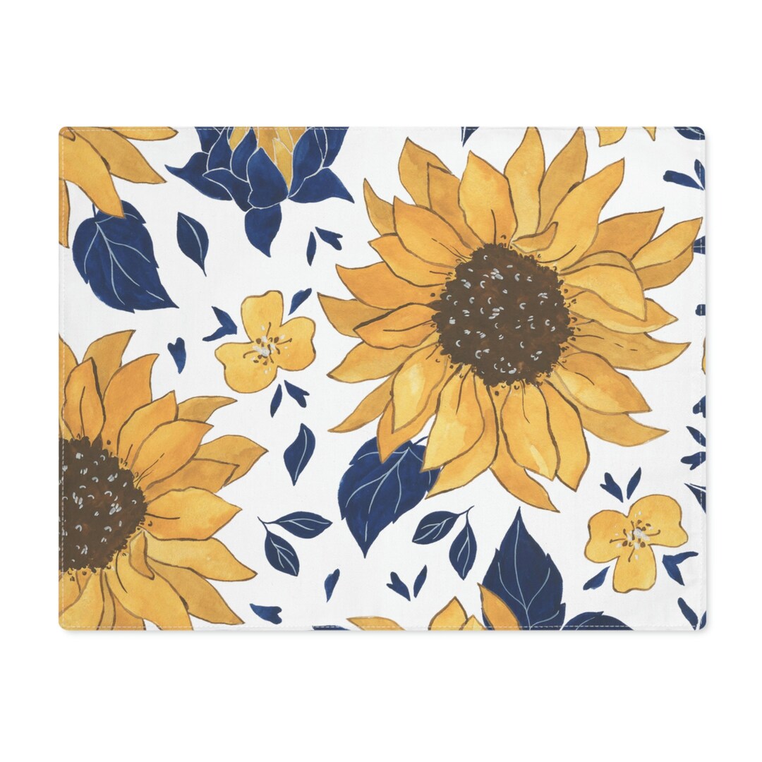 Sunflower Summer Inspired Kitchen Table Placemat 1pc Etsy