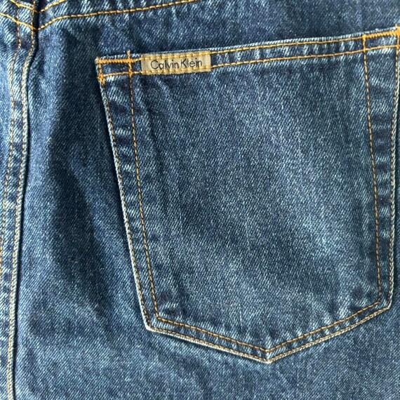 vintage 90s calvin klein jeans a line denim mini … - image 6