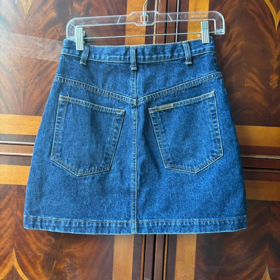 vintage 90s calvin klein jeans a line denim mini … - image 4