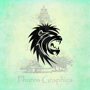 Lion SVG, PNG Cut File, Clipart, Lion SVG, Vector, Graphics