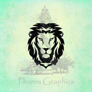 Lion SVG, PNG Cut File, Clipart, Lion SVG, Vector, Graphics