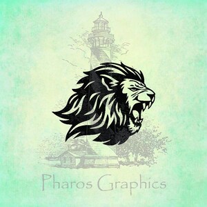 Lion SVG, PNG Cut File, Clipart, Lion SVG, Vector, Graphics