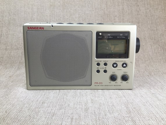 Sangean PR-D3 FM/AM Radio Digital Tuning Radio - Etsy