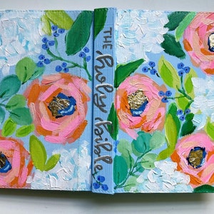 Hand painted Holy Bibles (FLORALS)