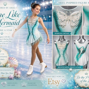 little mermaid figure skating dress Figure Skating Dress Little Mermaid
