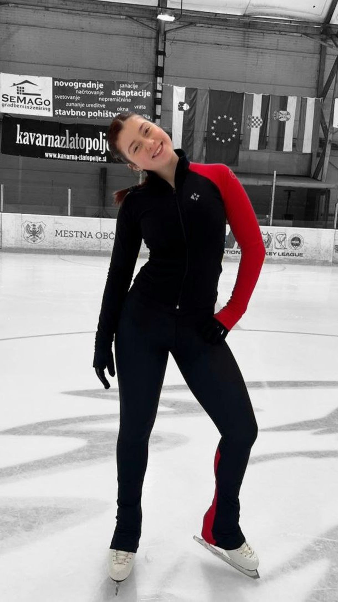 VENTE FINALE !!!! Tenue de patinage artistique thermique pour l