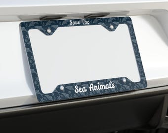 Plaque d'immatriculation et plaque d'art lamantin Florida