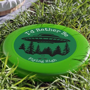 Outdoor Alien Frisbee, Funny Green UFO Frisbee, Fun Flying Disc, Summer Games, Family Outdoor Activities, Picnic Essentials, Lawn Games