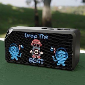 Jabba Bluetooth Speaker, Dorm Speaker, College Gift, Birthday Gift, Music Lover Gift, Funny Cat Speaker, Funny Speaker
