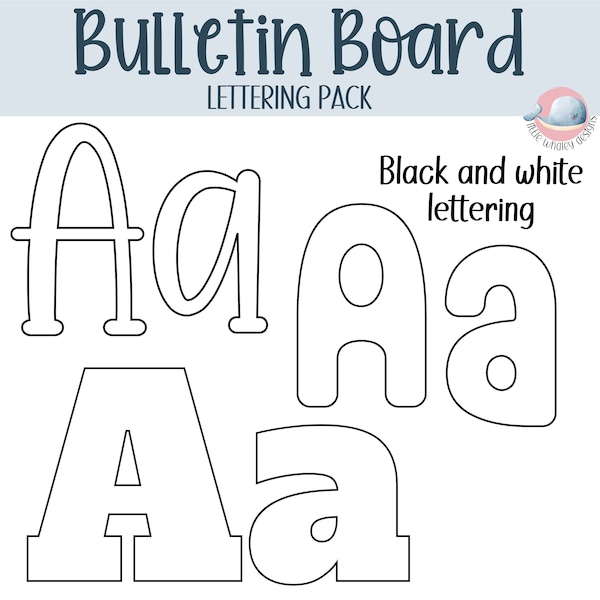 Printable bulletin board lettering pack, classroom display headers, classroom decor, classroom letter set