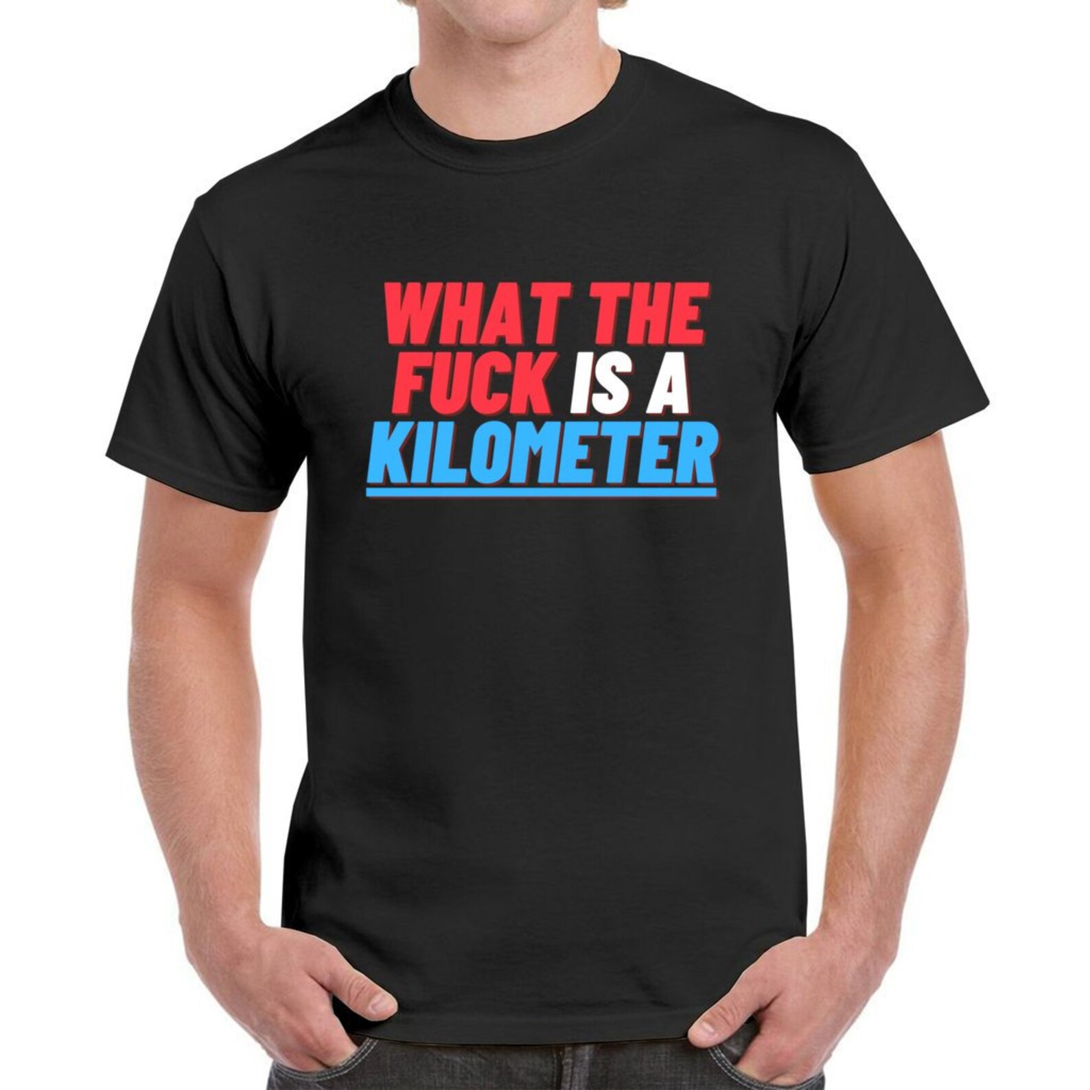 WTF is a Kilometer July 4th unisex Heavy Cotton Tshirt Etsy