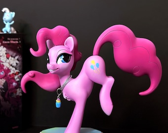 Pinkie Pie AGOTADO Hecho a mano, Arte MLP de arcilla polimérica, Fanart de My Little Pony