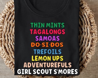 Cookies shirt, Cookie season, Thin mints, Samoas, Cookie season 2024