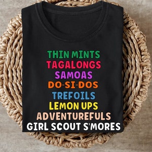 Girl Scout Cookies shirt, Cookies shirt, Cookie season, Thin mints, Samoas, Cookie season 2024