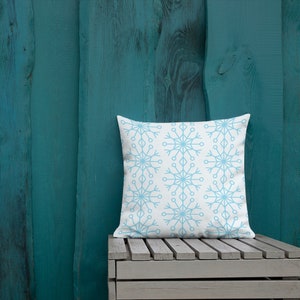 Schneeflocke Premium Kissen