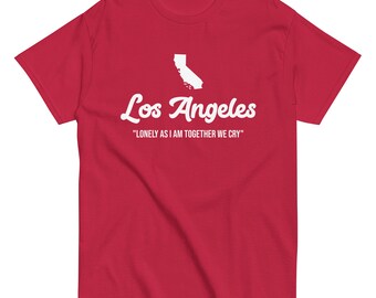 Los Angeles T Shirt Inspired by Red Hot Chili Peppers song Under the Bridge