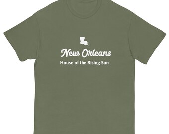 T-shirt di New Orleans, Louisiana ispirata alla Casa del Sol Levante