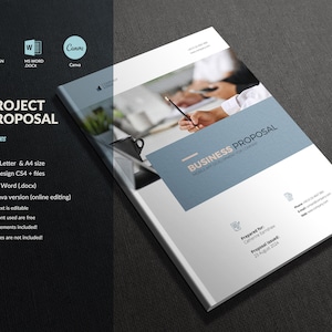 Business Proposal Canva Template | Word Project Proposal | Client Proposal Template | Canva Project Proposal | Proposal Project Planning