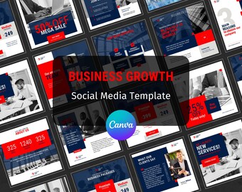 Publicación de Instagram para consultoría empresarial, plantilla de volante para consultor de negocios en redes sociales (Canva), plantilla de negocios para Instagram, coach empresarial