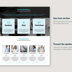 Canva Website Template Business