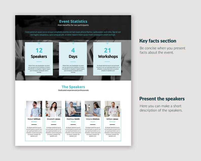 Canva Website Template Business