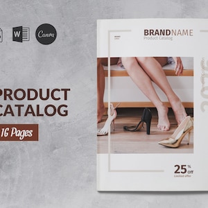 Canva Product Catalog Template, Wholesale Catalog Product Brochure, Product Pricing Line Sheet, Product Brochure, Fashion Lookbook Catalog