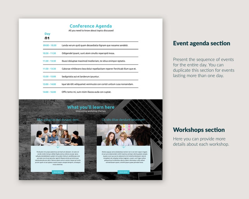 Event Launch Sales Page