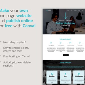 Event Landing Page Template