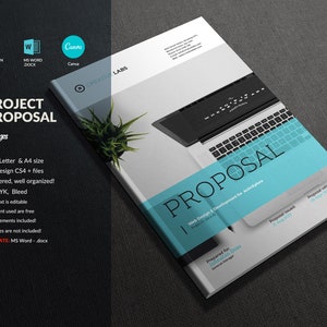 Project Proposal Template | Canva Project Proposal | MS Word Template | Business Proposal | Client Proposal Template | Project Brief