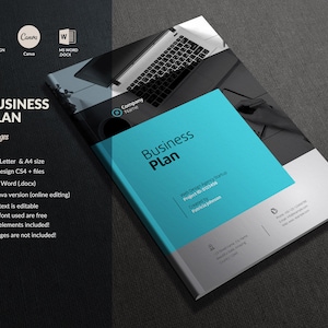 Business Plan Template | Canva Business Plan | Business Brochure | Business Planner Canva | Corporate Brochure | Business Plan Brochure Word