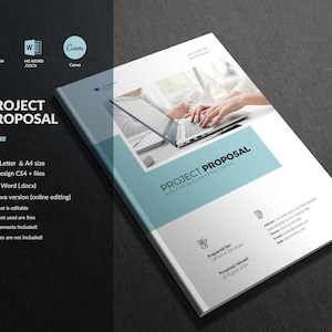 Brief Project Proposal Canva | Business Proposal Word | Client Proposal Template | Canva Proposal Small Business | Project Proposal Word