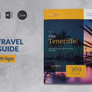 Travel Proposal, Canva Travel Agency Template, Travel Agent Proposal, Canva Travel Brochure Template, Travel Itinerary, Vacation Itinerary