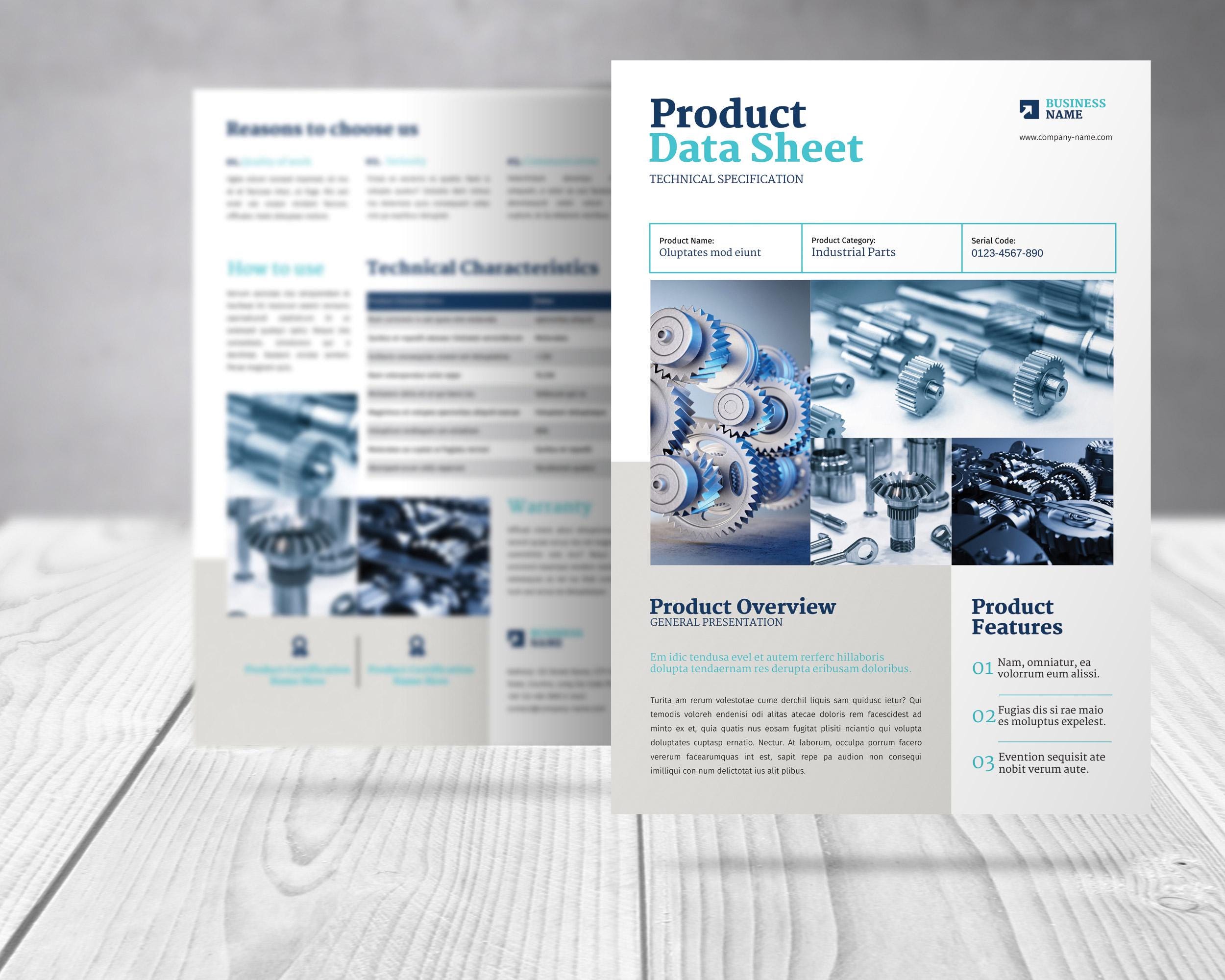 Product Sheet Template Canva, Flyer Product Template Marketing Sheet ...