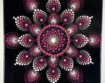 A Stone's Throw Mandala Dot Art hn