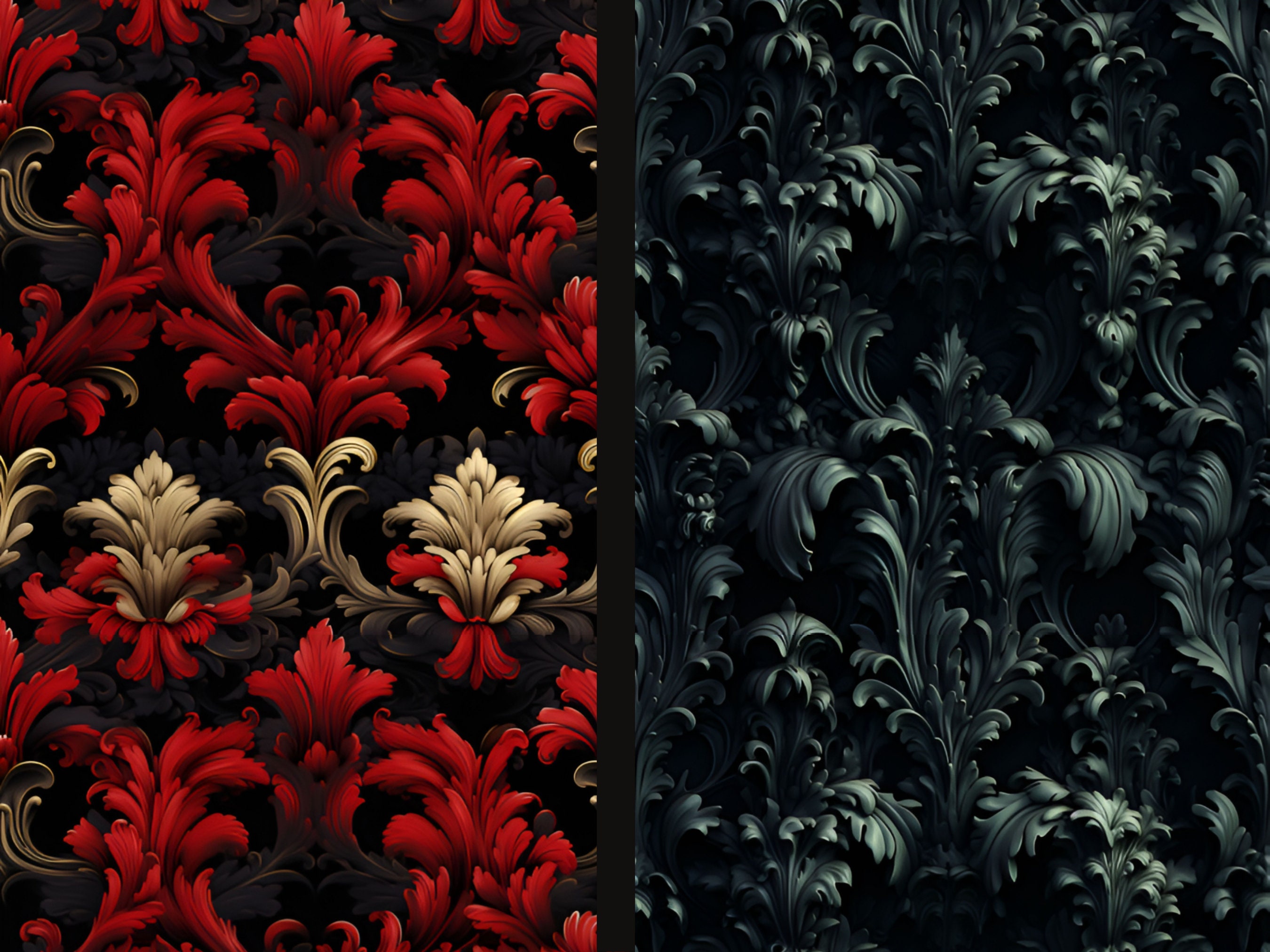 Victorian gothic wallpaper deals