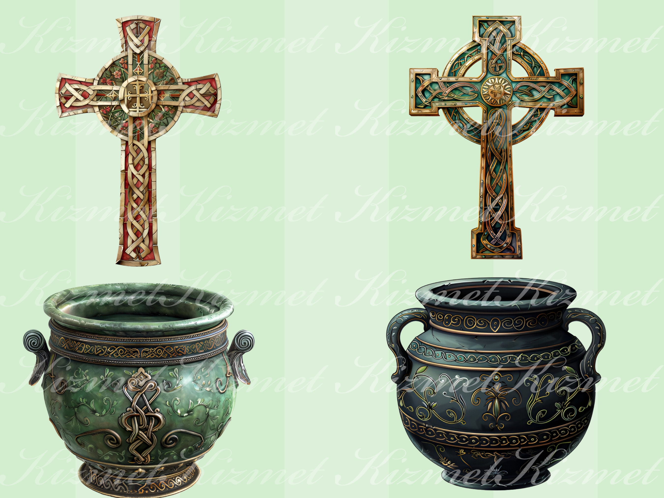 23 Celtic Irish Magic Clipart Files, Fun Downloads, Magical, Enchanted ...
