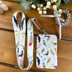 Aussie Birds Lanyard, Australian Native Fauna image 2