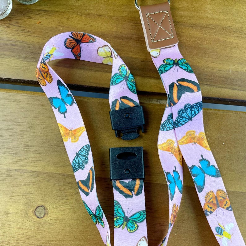 Aussie Insects Lanyard, Australian Butterfly Bee Moth Lanyard - Etsy