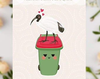 Bin Huhn Ibis Aufkleber, australischer Ureinwohner wasserdichter Aufkleber