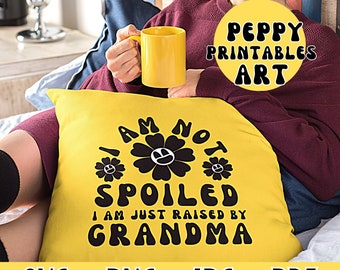 Grandma svg, Grandma Gift, Grandma Mug, Grandma Shirt, Grandparents svg, Funny Grandma, Svg Files for Cricut, Grandma Birthday Card,