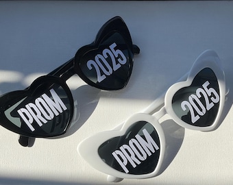 Prom 2025/heart sunglasses/photo props/memories/class of 2025/custom