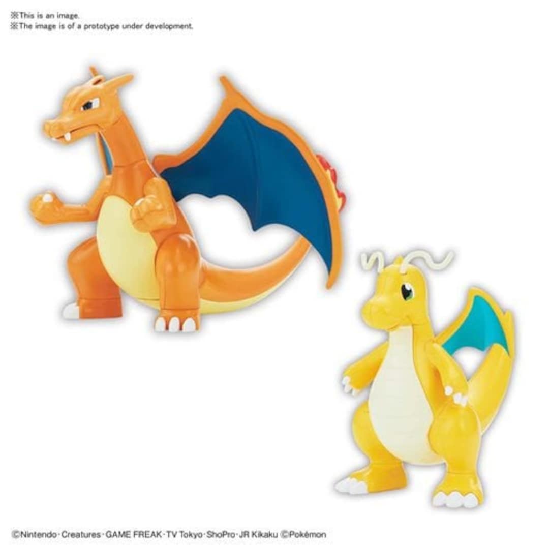Pokemon Charizard and Dragonite Model Kit Etsy