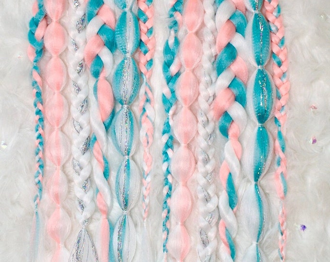 Princess Peach Festival Hair Extensions rave Accessories, Festival