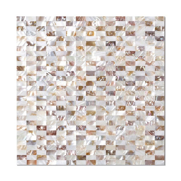 Maui by Avant Peel and Stick Mother of Pearl for Kitchen RV Home Bedroom Bathroom Backsplash - Natural Stone