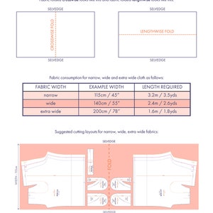 PATTERN de pantalon Palazzo PDF numérique tutoriel vidéo, pantalon large, réglable, cordon de serrage, plissé, pli sur le devant, tailleur, couture image 9