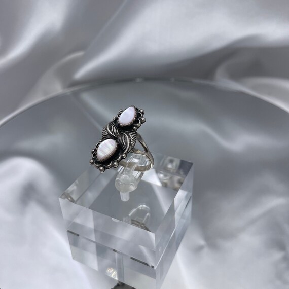 Estate Jewelry. Moonstone Sterling Silver Ring. L… - image 6