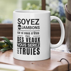 Be Hams Mug Kaamelott Humor, idea regalo padre, regalo tazza di caffè umoristico, tazza umoristica, regali per la festa del papà